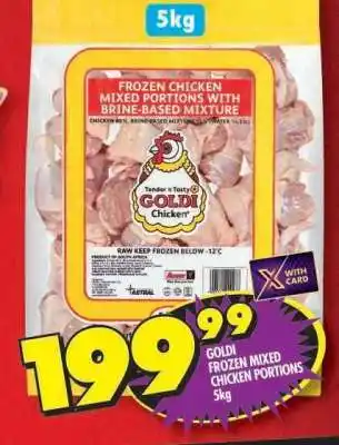 Shoprite GOLDI FROZEN MIXED CHICKEN PORTIONS 5kg offer