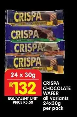 Shoprite CRISPA CHOCOLATE WAFER offer