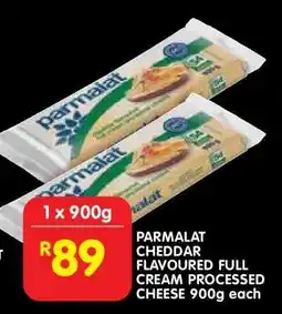 Shoprite PARMALAT CHEDDAR FLAVOURED FULL CREAM PROCESSED CHEESE 900g offer