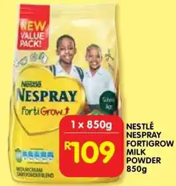 Shoprite Nestlé Nespray FortiGrow Milk Powder 850g offer