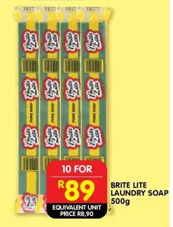 Shoprite BRITE LITE LAUNDRY SOAP 500g offer