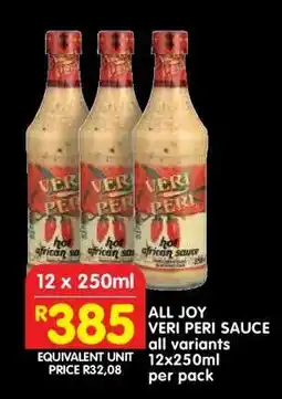 Shoprite All Joy Veri Peri Sauce offer