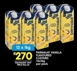 Shoprite PARMALAT VANILLA FLAVOURED CUSTARD 12x1kg offer