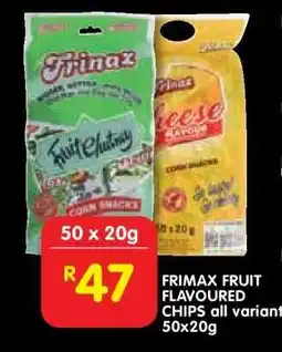 Shoprite FRIMAX FRUIT FLAVOURED CHIPS all variant 50x20g offer