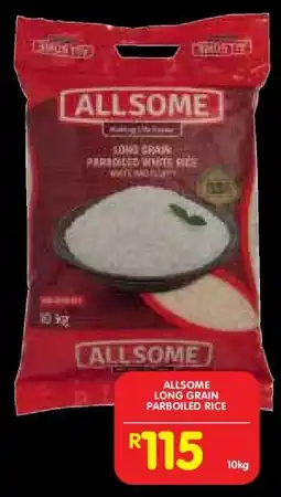 Shoprite ALLSOME LONG GRAIN PARBOILED RICE offer