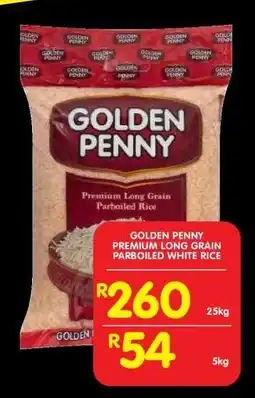 Shoprite GOLDEN PENNY PREMIUM LONG GRAIN PARBOILED WHITE RICE offer