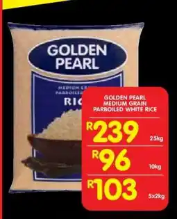 Shoprite GOLDEN PEARL MEDIUM GRAIN PARBOILED WHITE RICE offer