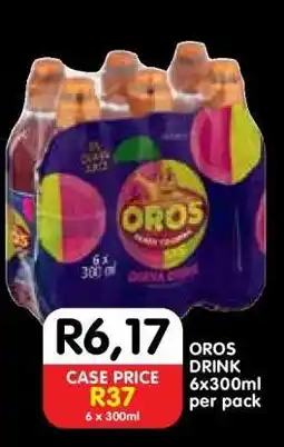 Shoprite OROS DRINK 6x300ml per pack offer