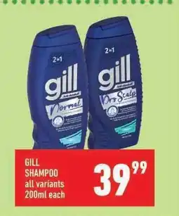 Shoprite GILL SHAMPOO offer