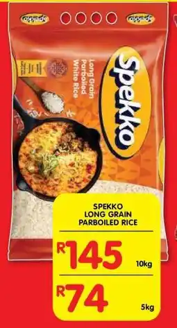 Shoprite Spekko Long Grain Parboiled Rice offer