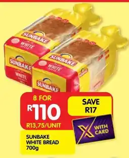 Shoprite SUNBAKE White Bread 700g offer
