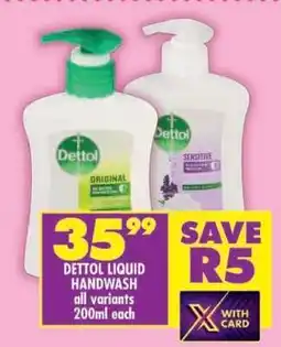 Shoprite DETTOL Liquid Handwash offer