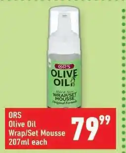 Shoprite ORS Olive Oil Wrap/Set Mousse 207ml each offer