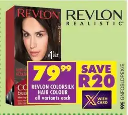 Shoprite REVLON COLORSILK HAIR COLOUR offer