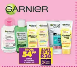 Shoprite GARNIER FACIAL RANGE all variants each offer