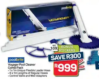 Pick n Pay Hypermarket Poolbrite Voyager Pool Cleaner Combi Pack offer