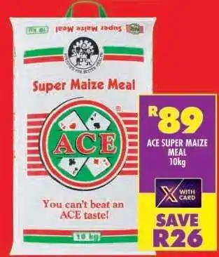 Shoprite ACE Super Maize Meal 10kg offer