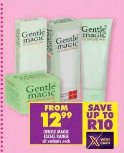 Shoprite Gentle Magic Facial Range offer