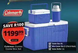 Checkers Coleman Combo Cooler Box Set offer