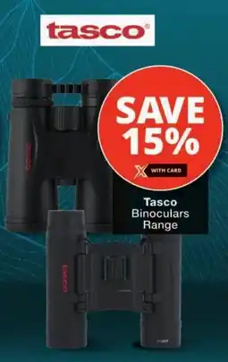 Checkers Tasco Binoculars Range offer
