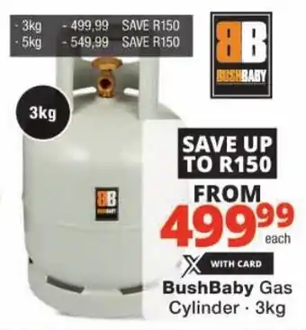Checkers BushBaby Gas Cylinder offer