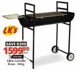 Checkers LK's Cylinder Braai offer