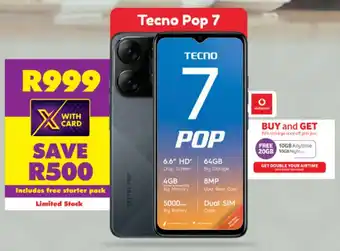 Shoprite Tecno Pop 7 offer