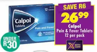 Calpol Pain & Fever Tablets