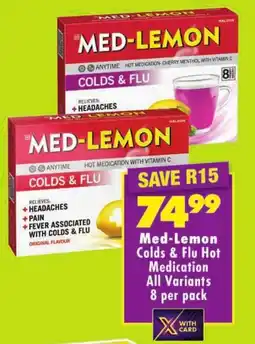 Shoprite Med-Lemon Colds & Flu Hot Medication All Variants offer