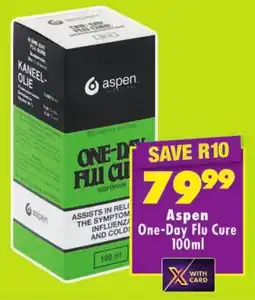 Shoprite Aspen One-Day Flu Cure offer