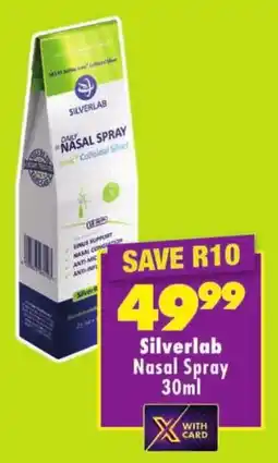 Shoprite Silverlab Nasal Spray offer