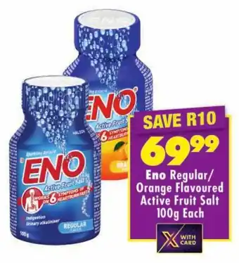 Eno Regular/ Orange Flavoured Active Fruit Salt