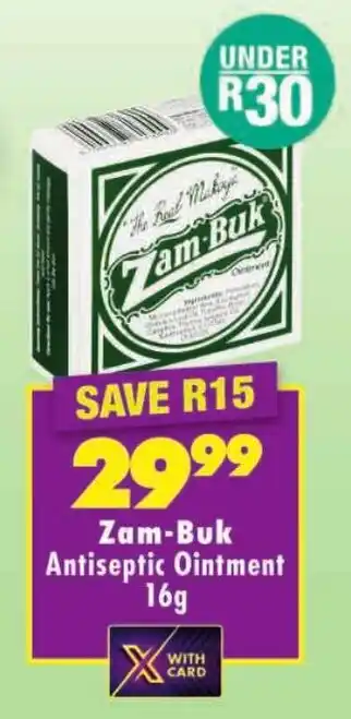 Shoprite Zam-Buk Antiseptic Ointment offer