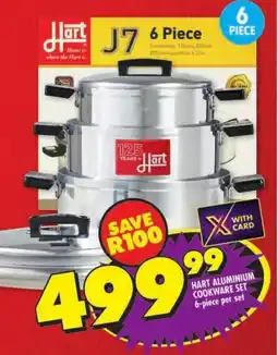Shoprite Hart aluminium cookware set offer