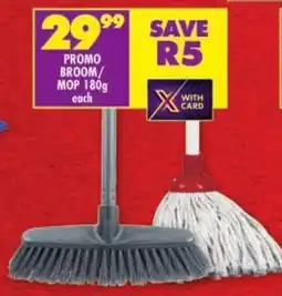 Shoprite Promo broom/ mop offer