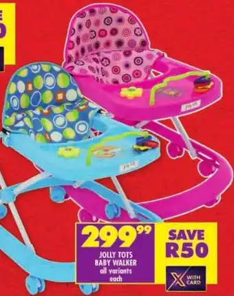 Shoprite Jolly tots baby walker offer