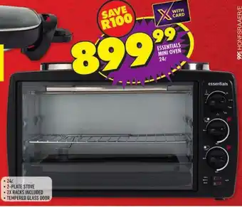 Essentials mini oven