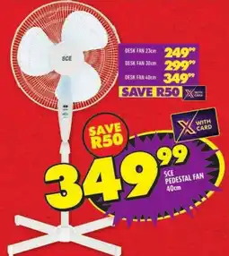 Shoprite Sce pedestal fan offer
