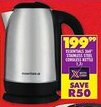 Shoprite Essentials 360° stainless steel cordless kettle offer