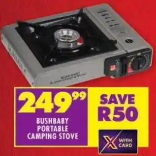 Shoprite Bushbaby portable camping stove offer