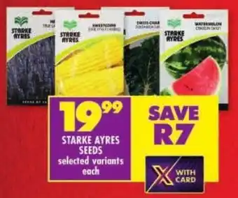 Shoprite Starke ayres seeds offer