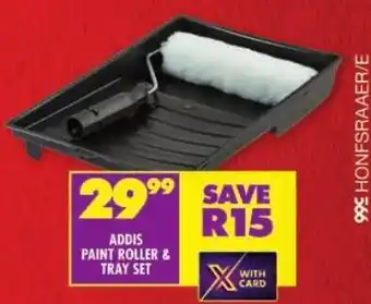 Shoprite Addis paint roller & tray set offer