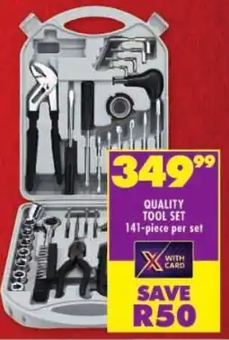 Shoprite Quality tool set offer