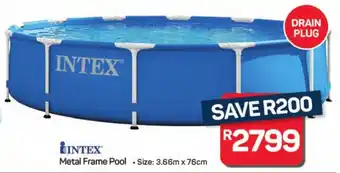 Pick n Pay Hypermarket INTEX Metal Frame Pool offer
