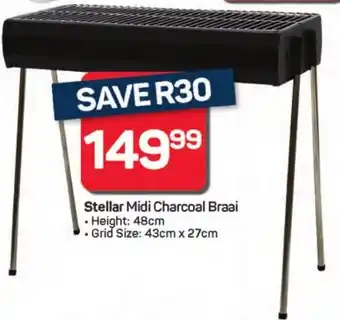 Pick n Pay Hypermarket Stellar Midi Charcoal Braai offer