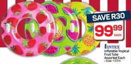 Pick n Pay Hypermarket INTEX Inflatable Tropical Fruit Tube Assorted offer