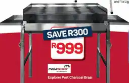 Pick n Pay Hypermarket Megamaster Explorer Port Charcoal Braai offer