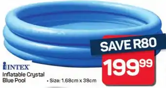 Pick n Pay Hypermarket INTEX Inflatable Crystal Blue Pool offer