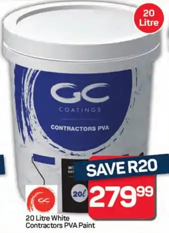 Pick n Pay Hypermarket White Contractors PVA Paint offer