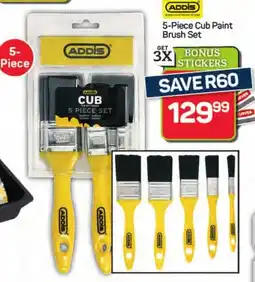 Pick n Pay Hypermarket ADDIS Cub Paint Brush Set offer